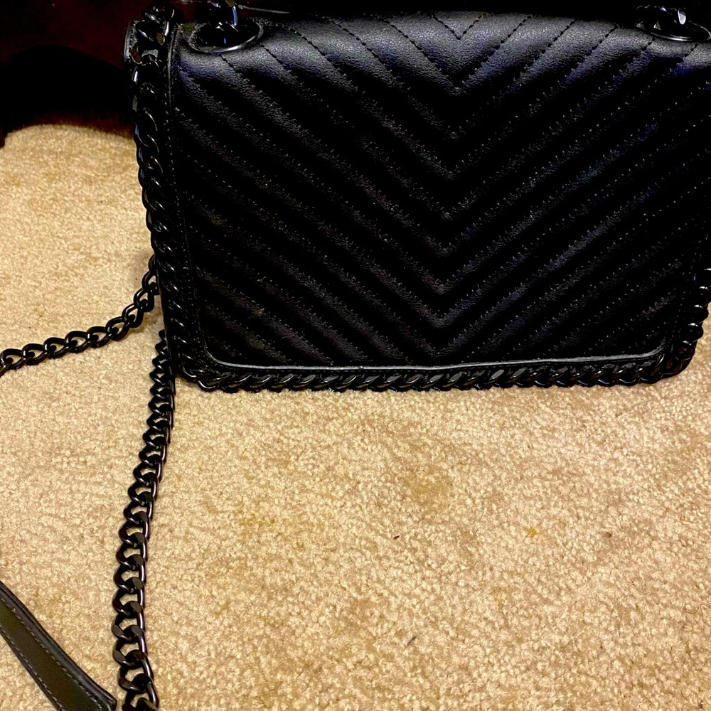 Aldo black leather bag